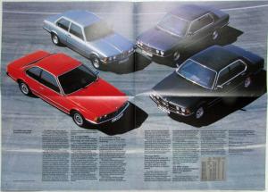 1981 BMW Where Philosophies Differ Oversized Sales Brochure