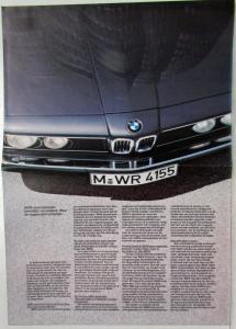 1981 BMW Where the Path Parts Oversized Sales Brochure - German Text