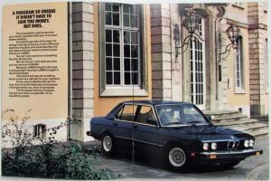 1982 BMW European Delivery Program Sales Brochure