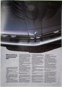 1982 BMW Not Introducing Imitation BMWs Oversized Sales Brochure