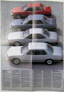 1982 BMW Not Introducing Imitation BMWs Oversized Sales Brochure