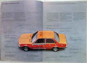 1984 BMW Safety Concept Common Sense on the Move Sales Brochure