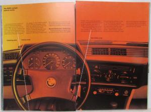 1984 BMW Safety Concept Common Sense on the Move Sales Brochure