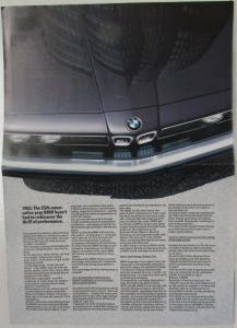 1983 BMW Has Not Had to Rediscover Performance Oversized Sales Brochure