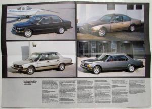 1983 BMW Has Not Had to Rediscover Performance Oversized Sales Brochure