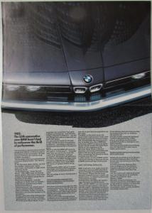 1983 BMW Has Not Had to Rediscover Performance Thrill Oversized Sales Brochure