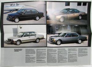 1983 BMW Has Not Had to Rediscover Performance Thrill Oversized Sales Brochure