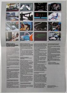 1983 BMW Has Not Had to Rediscover Performance Thrill Oversized Sales Brochure