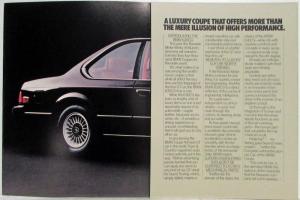 1977 BMW 630CSi Trifold Sales Brochure