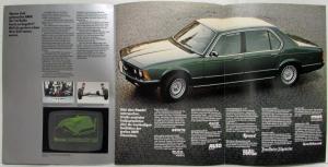1977 BMW 7 Series Years Do Not Count but Class Trifold Sales Brochure - German