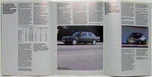 1985 BMW Answers to Right Path of Environmental Cars Sales Brochure - German