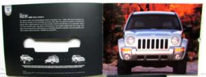 2002 Jeep Liberty Canadian Dealer Sales Brochure Die Cut Cover