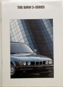 1992 BMW 5 Series Sales Brochure
