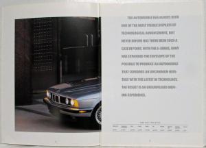 1992 BMW 5 Series Sales Brochure