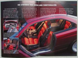 1992 BMW 850Ci Driving Pleasure at Highest Level Sales Brochure - German Text
