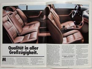 1988 BMW 730i 735i 735iL Sales Brochure