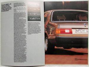 1983 BMW 728i 732i 735i 745i Prestige Sales Brochure