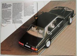 1983 BMW 728i 732i 735i 745i Prestige Sales Brochure