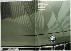 1982 BMW Leasing Sales Brochure - German Text