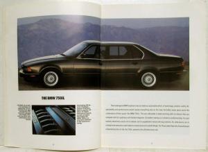 1992 BMW Model Range The Joy of Owning Sales Brochure
