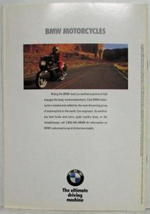 1992 BMW Model Range The Joy of Owning Sales Brochure