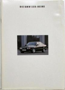 1993 BMW 5 Series Sales Brochure - German Text