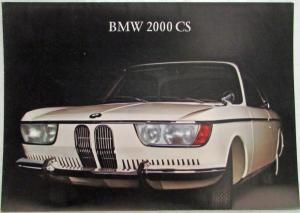 1965 BMW 2000 CS Sales Brochure - German Text