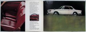 1965 BMW 2000 CS Sales Brochure - German Text