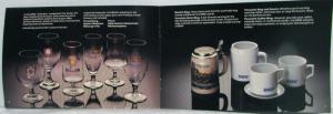 1982 BMW Gear Ultimates Merchandise Small Sales Brochure