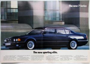 1986 BMW Time for New Thinking Oversized Sales Brochure
