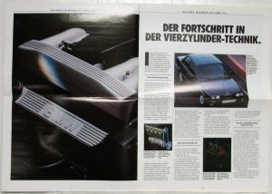 1988 BMW 316i Oversized Sales Brochure - German Text