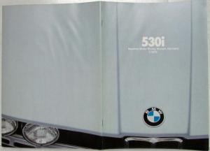 1978 BMW 530i Sales Brochure