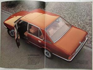 1976 BMW 5 Series Sales Brochure - 518 520 520i 525 528 - Italian Text