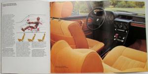 1976 BMW 5 Series Sales Brochure - 518 520 520i 525 528 - Italian Text