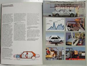 1976 BMW 5 Series Sales Brochure - 518 520 520i 525 528 - Italian Text