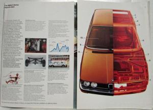1976 BMW 518 520 520i 525 528 Sales Folder