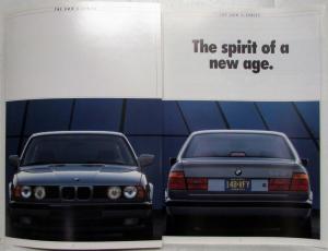 1989 BMW 525i 535i Sales Brochure