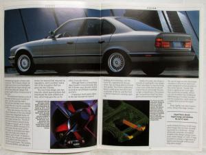 1989 BMW 525i 535i Sales Brochure