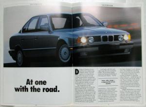 1989 BMW 525i 535i Sales Brochure