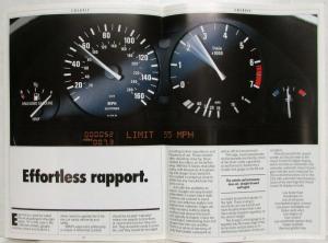1989 BMW 525i 535i Sales Brochure