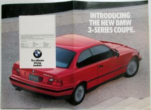 1992 BMW Introducing the New 3-Series Coupe Sales Brochure