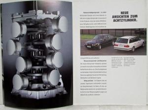 1992 BMW 5er-Reihe Die Unverwechselbare Art Sales Brochure - German Text