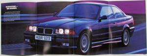1992 BMW New M3 Coupe Sales Folder - German Text
