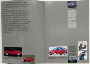 1993 BMW Z13 an Idea Becomes a Concept Sales Brochure - German Text