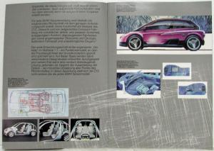 1993 BMW Z13 an Idea Becomes a Concept Sales Brochure - German Text