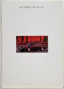 1993 BMW 7-Series Sales Brochures - German Text