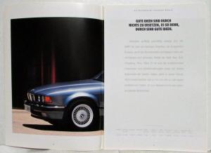 1993 BMW 7-Series Sales Brochures - German Text