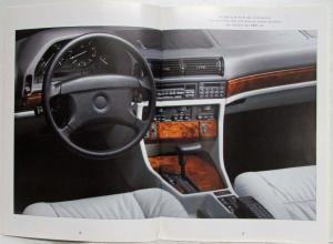 1993 BMW 7-Series Sales Brochures - German Text
