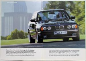 1993 BMW Turbo Diesels Sales Brochure - German Text