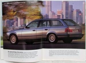 1993 BMW Turbo Diesels Sales Brochure - German Text